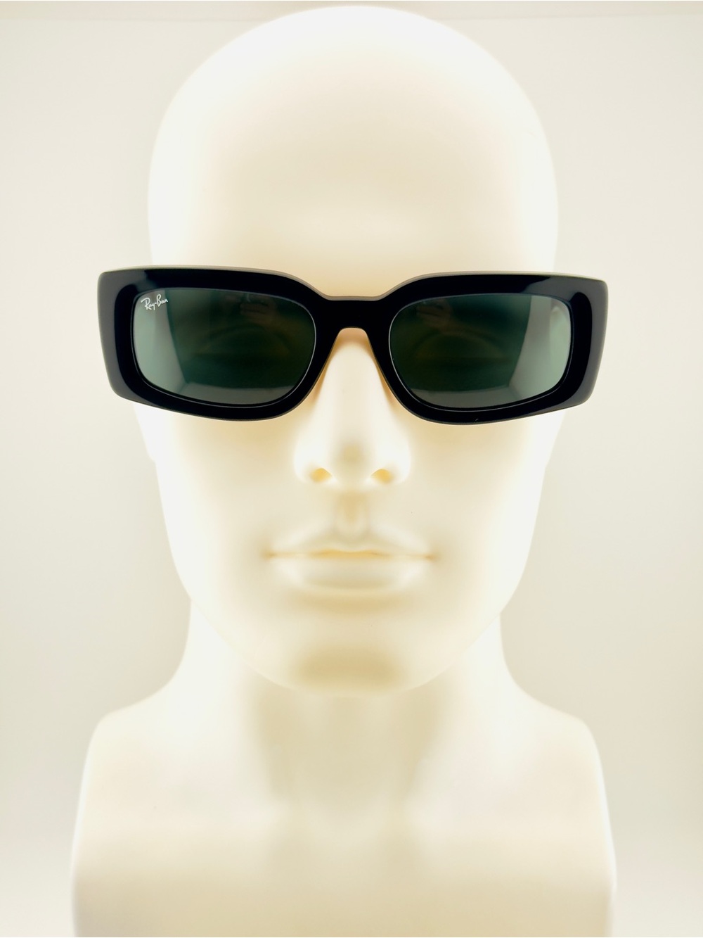 Ray-Ban Kiliane Bio-Based Sunglasses RB4395 Polished Black Frame Grey Lenses